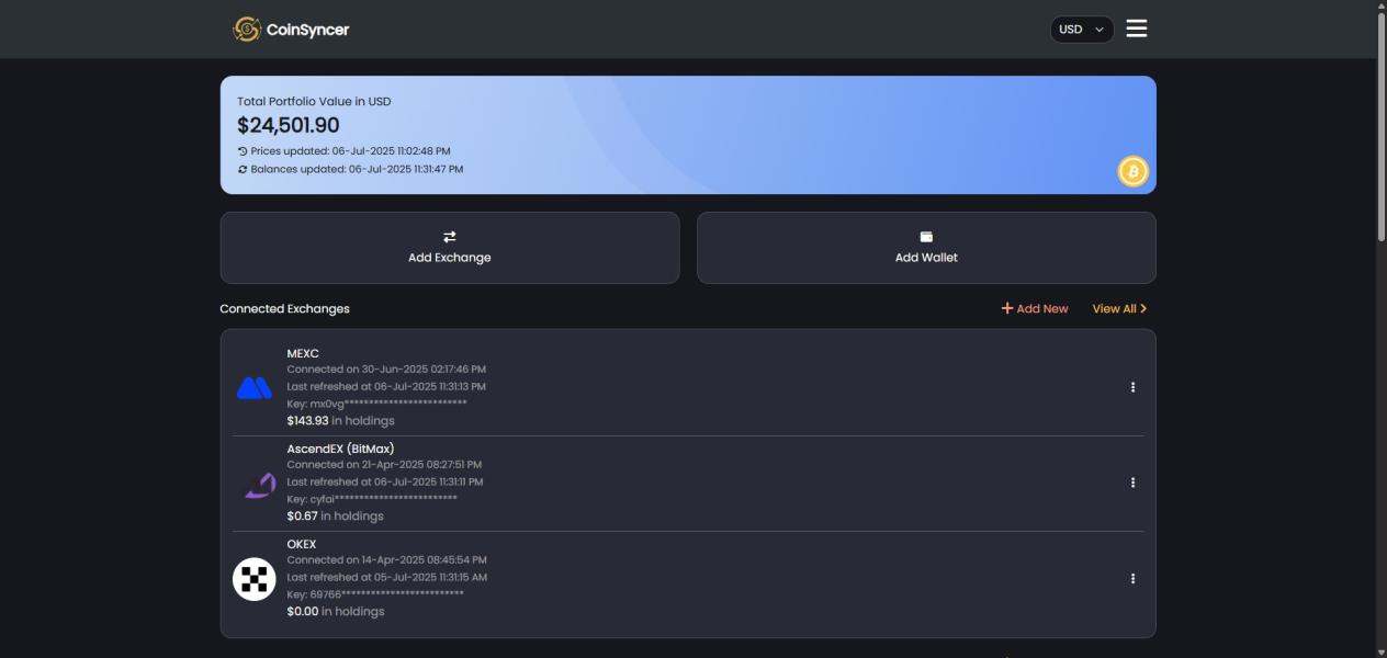 Crypto Portfolio Tracker