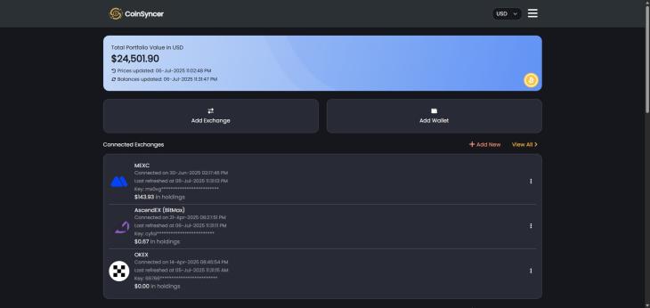 Crypto Portfolio Tracker